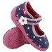 13 Евро! Детски Анатомични ДИШАЩИ BareFoot Обувки / Пантофки RENBUT 13-139/02  (Звездички) , с Лепка и Кожени стелки. за Момичета